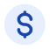 Icone do simbolo do dolar